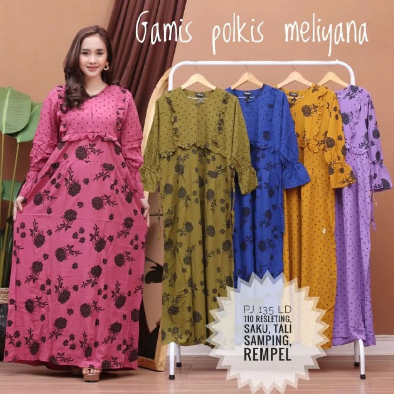 Gamis polkis meliyana