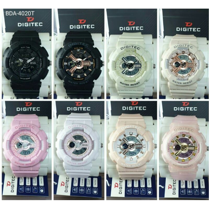 Jam tangan wanita DIGITEC BDA 4020 original tahan air