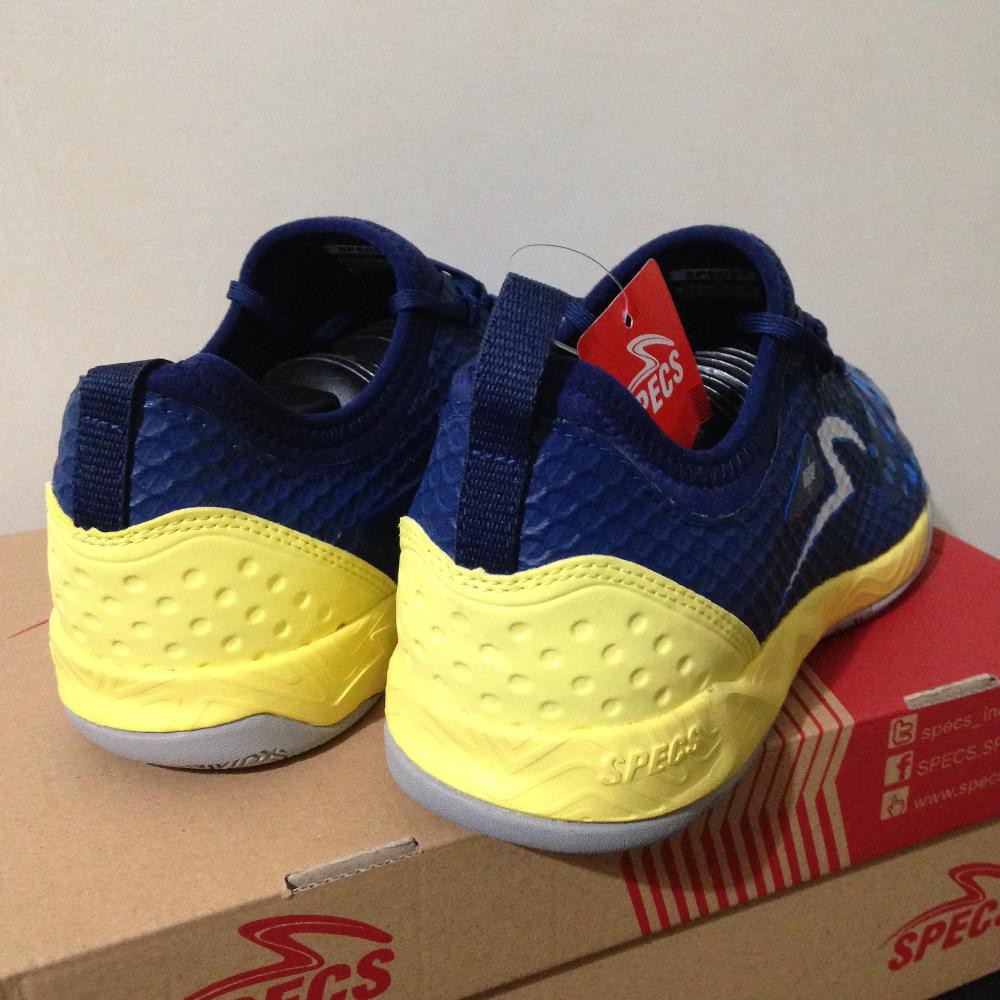 Sepatu Futsal Specs Metasala Knight Galaxy Blue Yellow 400731 Original BNIB Baru