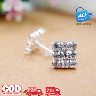 anting fashion / anting korea / anting tusuk / aksesoris wanita / anting wanita korea / Anting Kotak