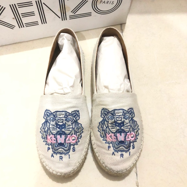 white kenzo espadrilles