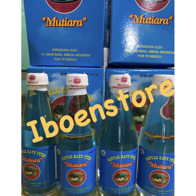 Minyak Kayu Putih Mutiara 100ml 100% Asli Ambon
