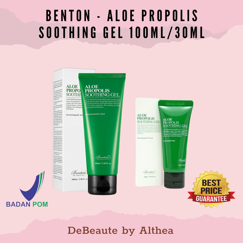 [BPOM] Benton Aloe Propolis Soothing Gel 100ml / 30ml