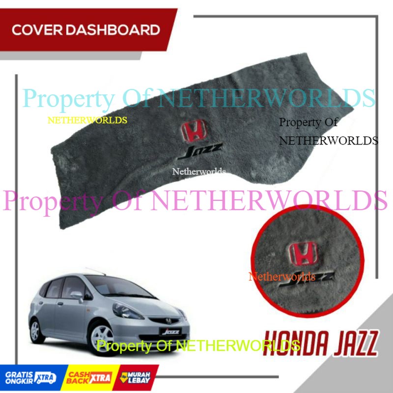 Alas Dasboard Mobil Bulu Bordir Honda Jazz free double tape