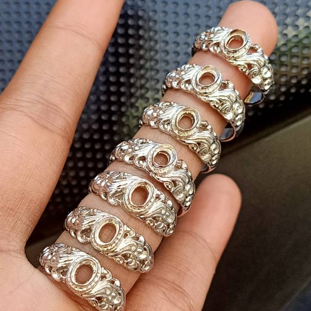 Cincin ukir bali dim kecil