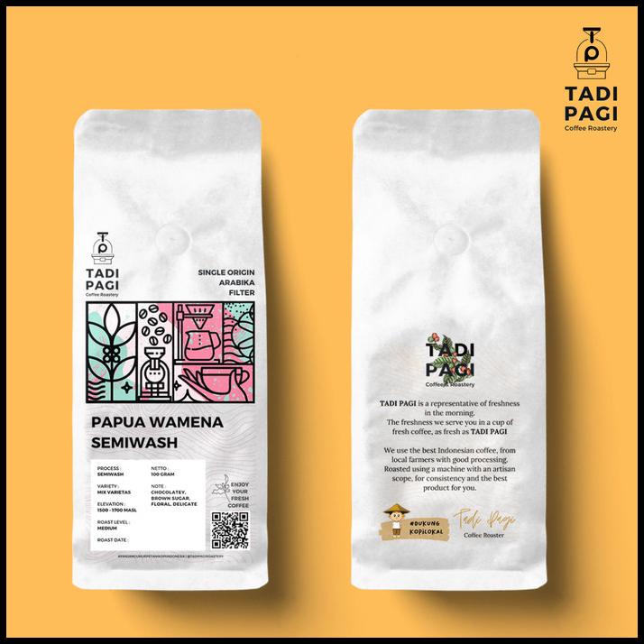 

Arabika Papua Wamena 200 Gr Roast Bean Coffee - Kopi Biji Matang
