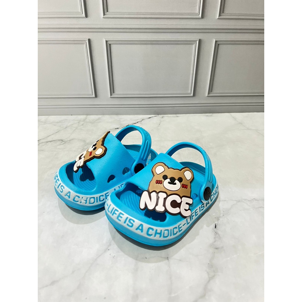 Sandal Selop Anak Laki-laki Perempuan Terbaru Tali Belakang Merek Dulux Terlaris