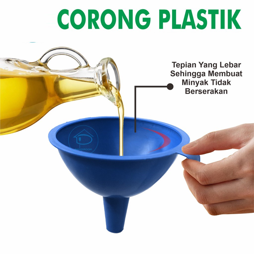 Corong Plastik 11,6 CM Corong Minyak Corong Plastik Besar Corong Besar Corong Kecil Corong Air