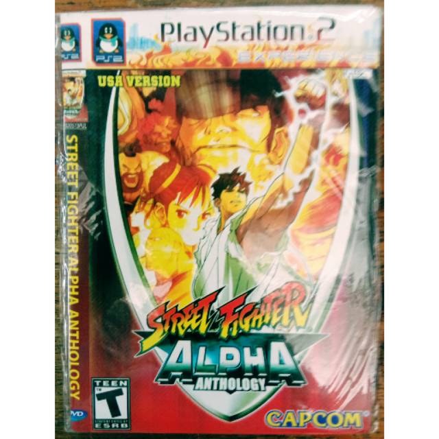 Kaset PS2 Game Street Fighter Alpha Antology