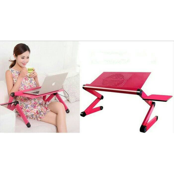 Promo meja laptop laptop meja portable meja lipat tempat laptop Berkualitas