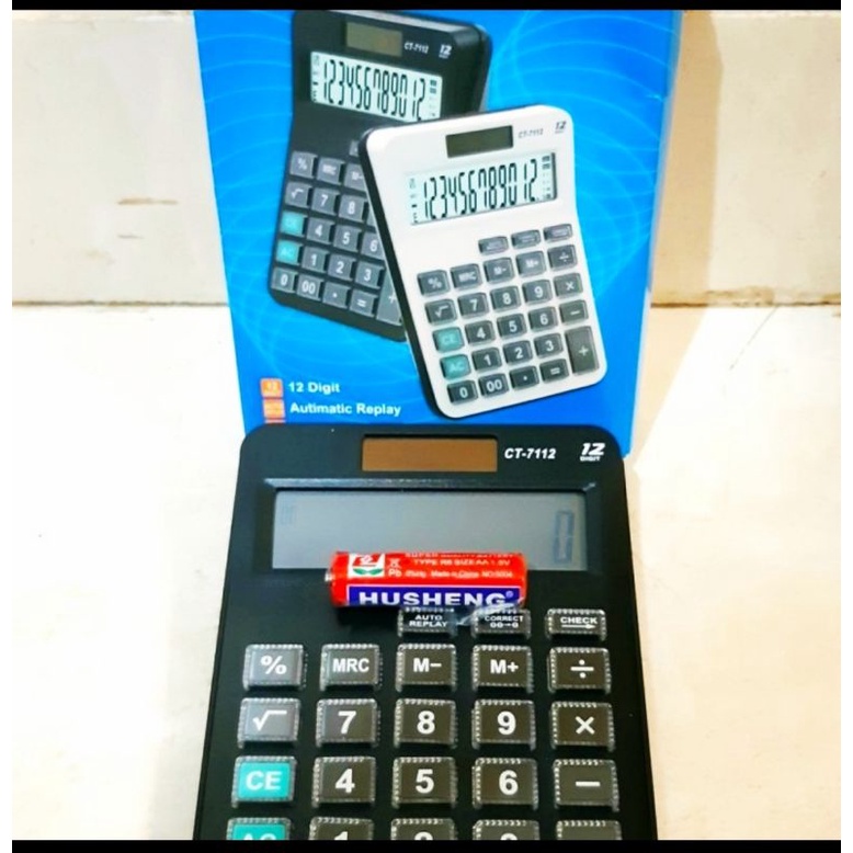 

Kalkulator CITIZEN CT 7112 calculator CT-7112 kasir alat hitung menghitung