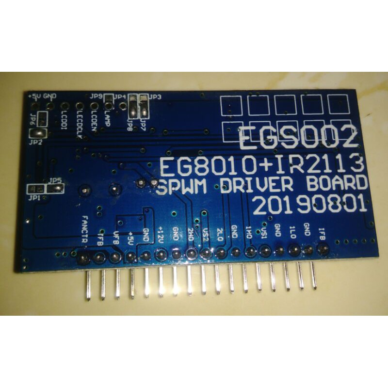 SPWM EGS002 - Pure Sine Wave PWM + LCD Display Volt Ampere Frekuensi Suhu