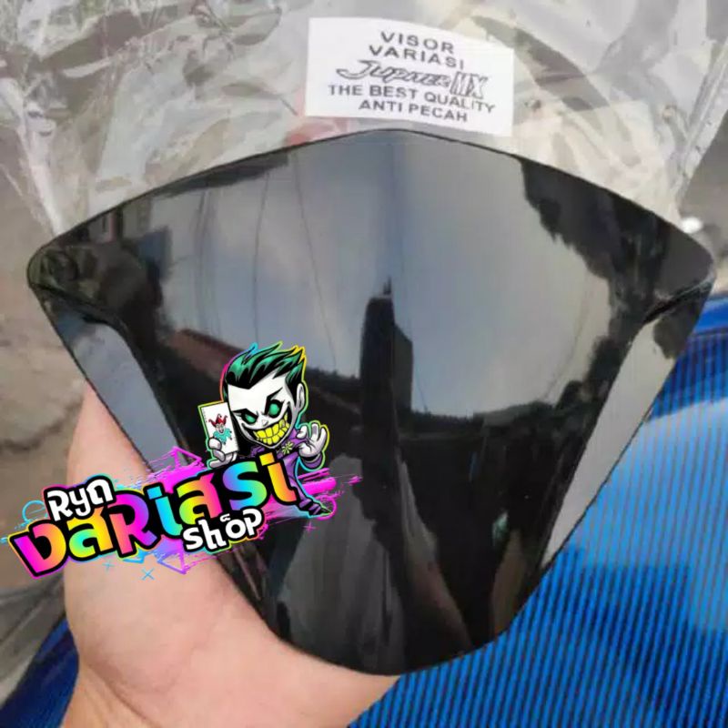 visor mx lama 135 visor batok lampu mx old hitam