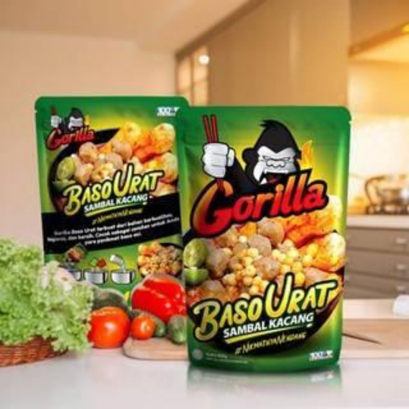 

Gorila Baso Urat Sambel Kacang 200gr Sambel Kacang