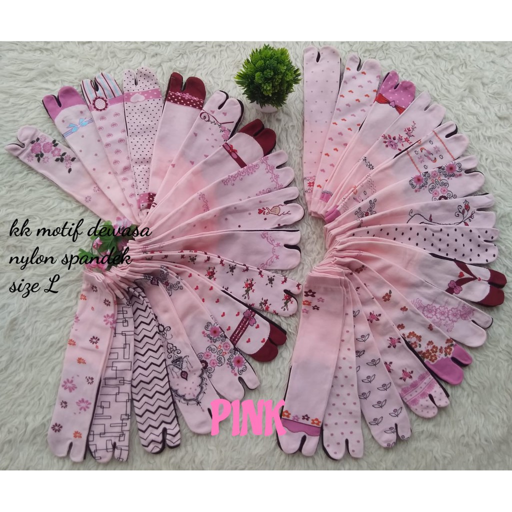 Kaoskaki Jempol Muslimah Pink / Kaos Kaki Muslimah