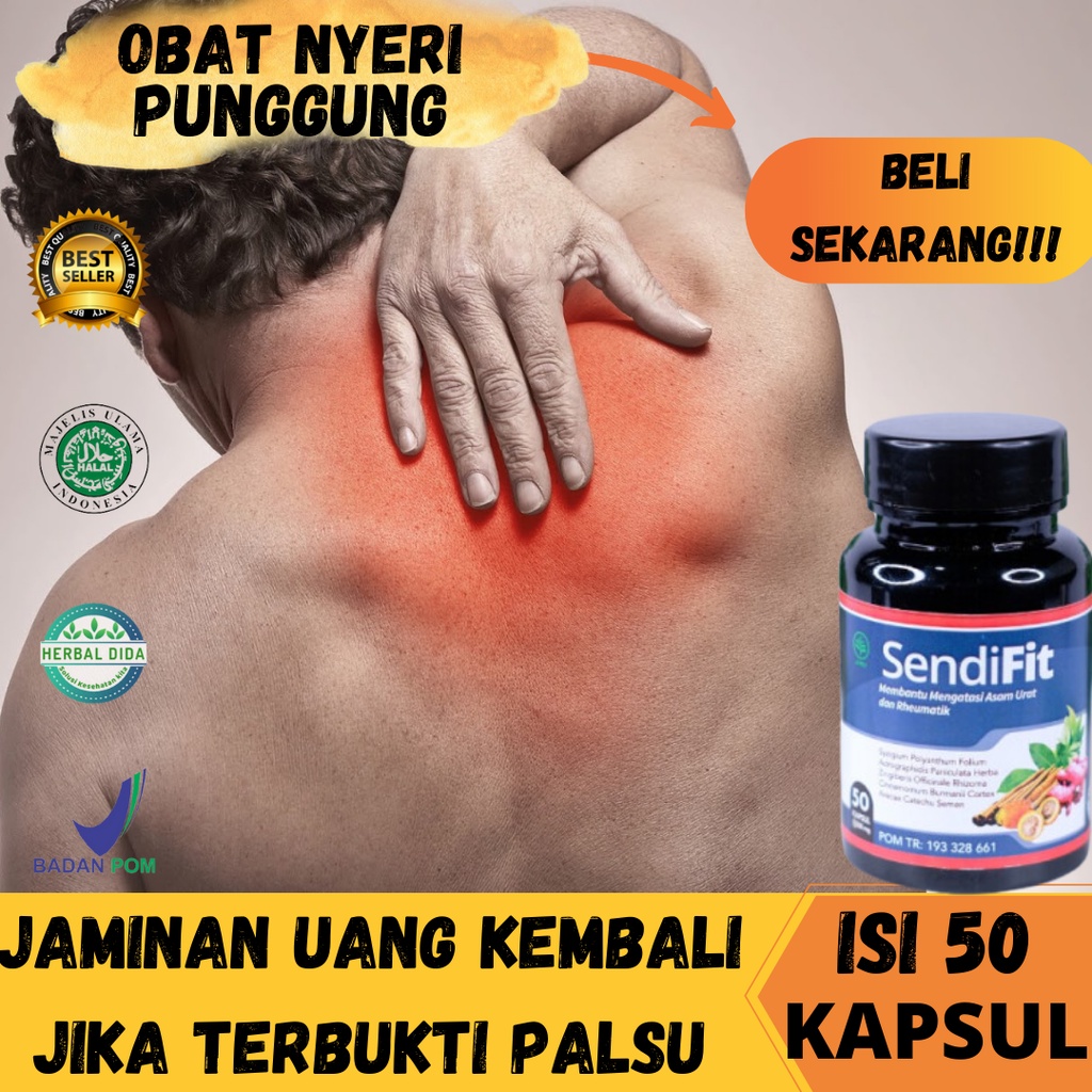 SENDIFIT, Obat Nyeri Punggung, Obat Syaraf Kejepit di Punggung, Obat Sakit Punggung dan Terkilir, Ob