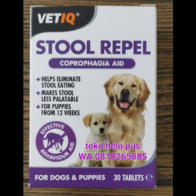 Jual Vetiq Stool Repel Coprophagia Dog and Puppies Vet Iq Anjing Shopee Indonesia