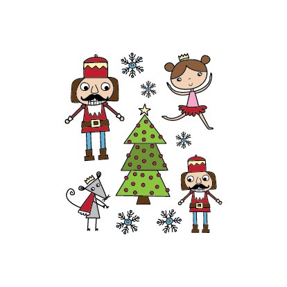 

POTATOO SET NUTCRACKER KIDS Temporary Tatto Sticker