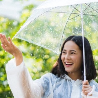 Payung Transparan Bening Polos Warna Warni Korea Jepang Style Payung Tongkat Bening Transparan Payung Fotography Prewedding