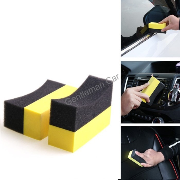 Polishing Pad Semir Ban Tyre Wash Busa Foam Sponge Spons Mobil Motor Wax