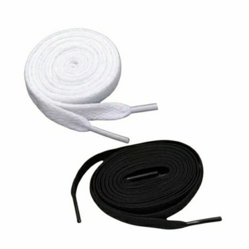 tali sepatu/tali sepatu hitam/tali sepatu putih/tali sepatu gepeng