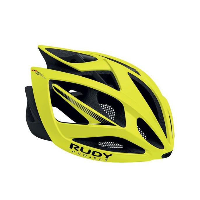 Rudy Project Helmet Air Storm Yellow Fluo - Black (Matte) - L