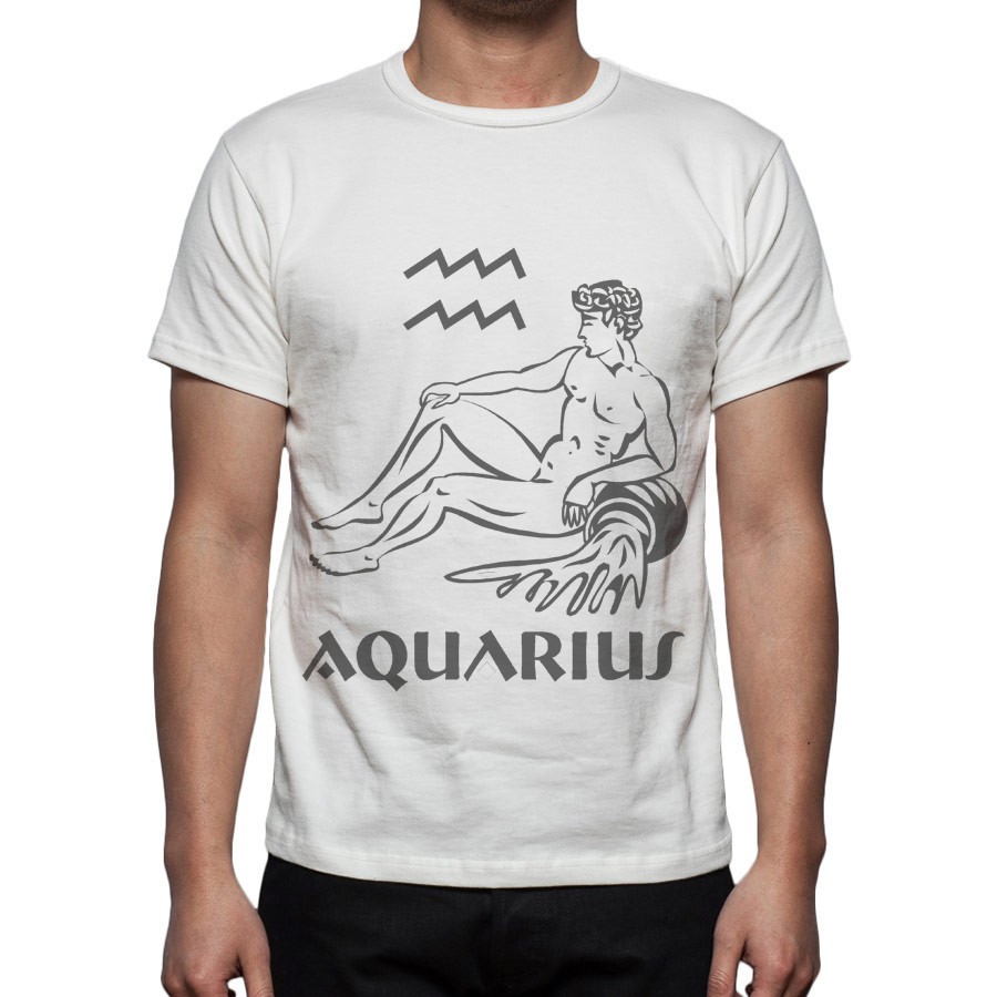 Kaos Putih Aquarius Tismy Store