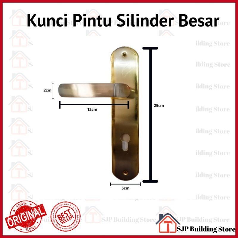 Kunci Pintu Rumah Besar Kunci Pintu Rumah Pelat Handle pintu besar kunci pintu besar komplit