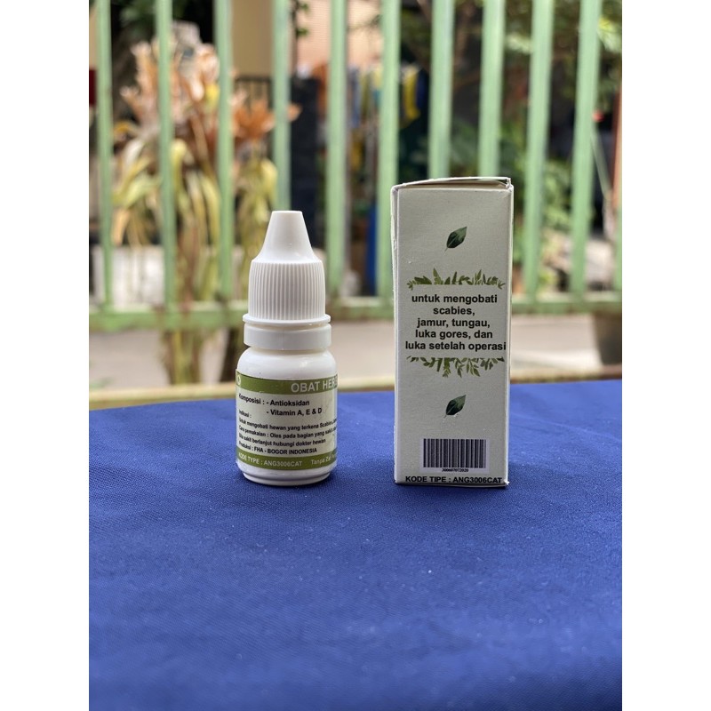 Obat Herbal untuk Kucing, Anjing dan Kelinci 10ml