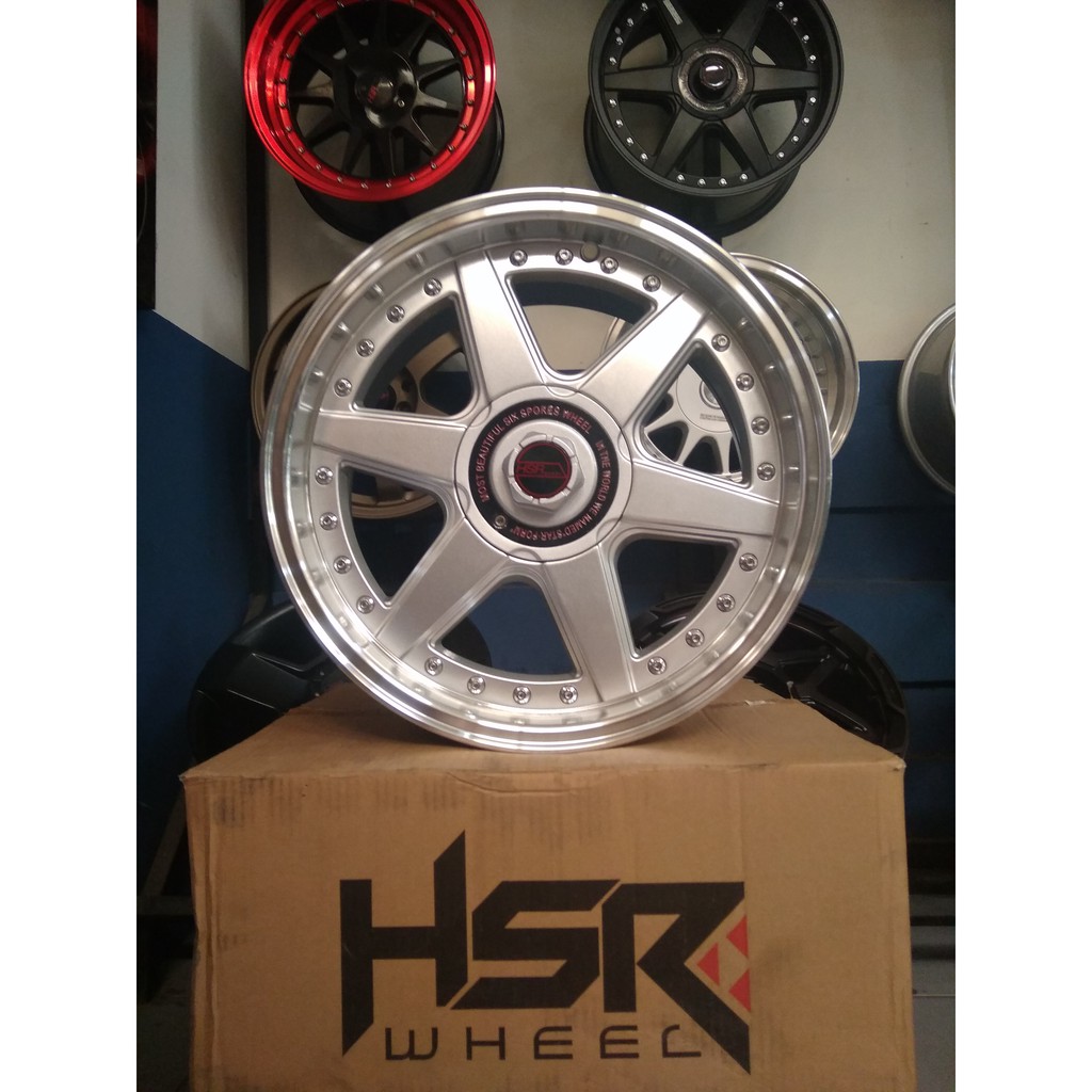 Velg Mobil Ring 16 HSR HOSHI Silver Machine Face