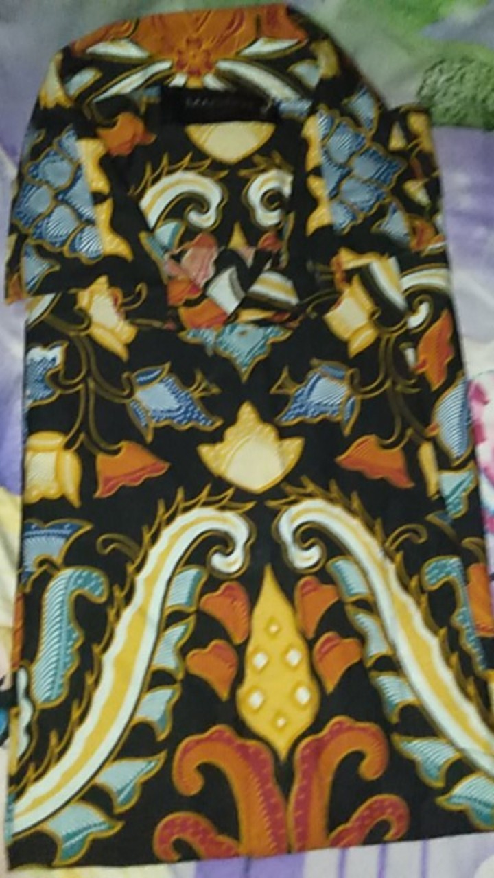 Maginot Kemeja Batik 2.0 Arka-ss Lengan Pendek Pria + Free Masker