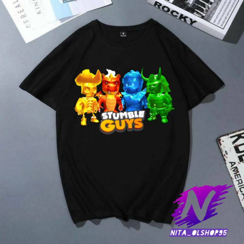 baju stumble guys kaos anak stumble guys skin spesial