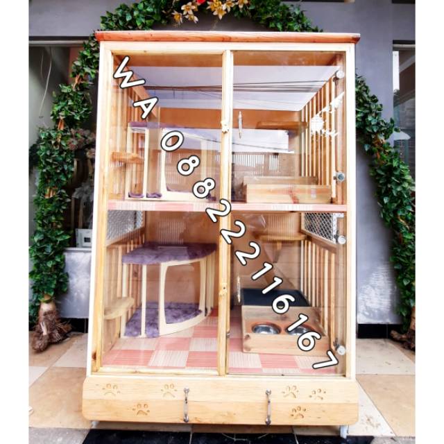 Cat Quarium Kandang Kucing mewah