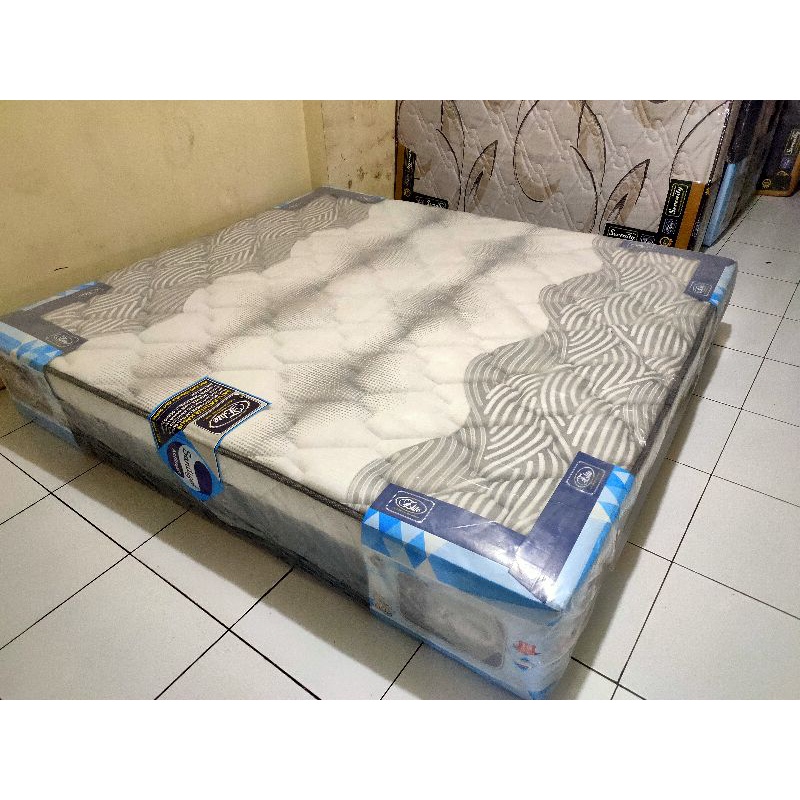 Set Elite Elgrand 180 x 200 Divan sandaran model Lava Kasur spring bed padat 34 cm original garansi 
