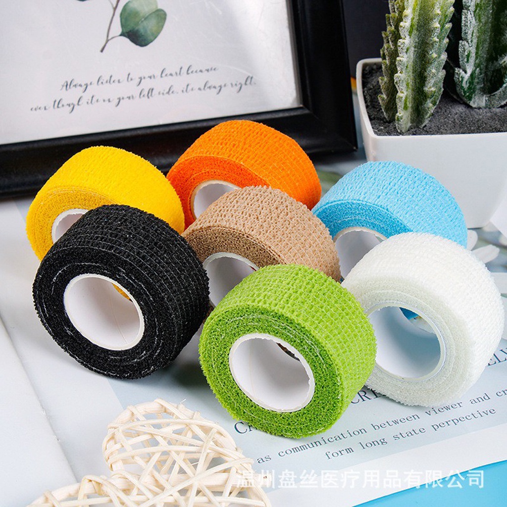 ☛TK☚ S019 Finger Tape Wrist Tape Protective Tape Pelindung Jari Perban Jari Sport Tape Warna Warni