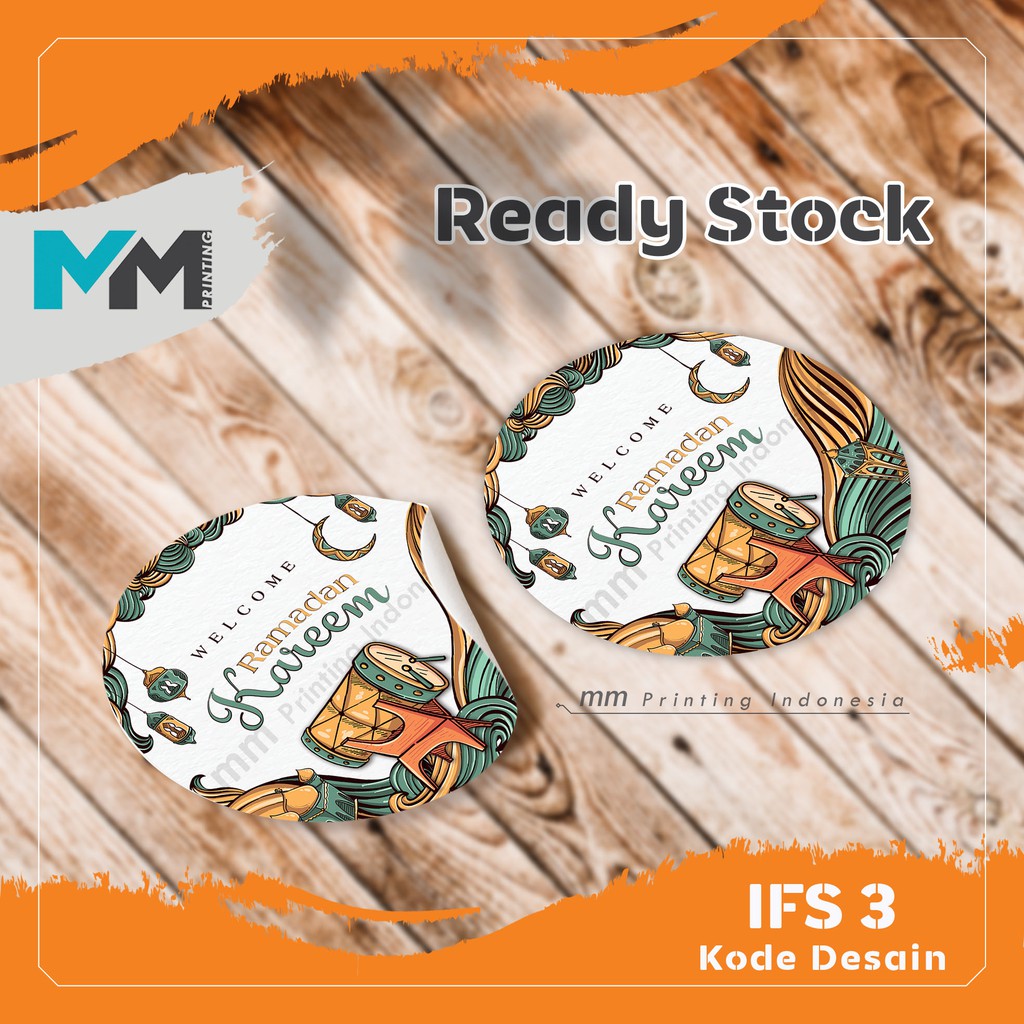 [20pcs]Stiker Idul Fitri/Stiker Lebaran/Stiker ucapan selamat hari raya-IFS 3 (Isi 20pc)