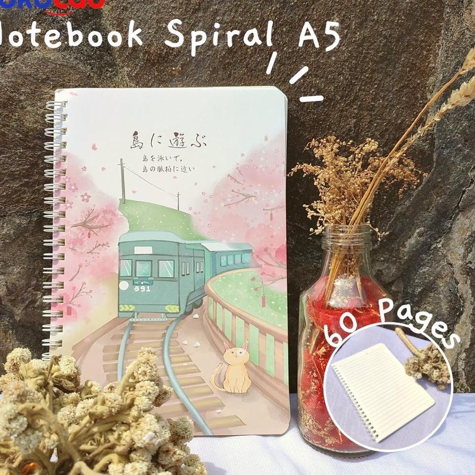 

Best Product MW9BK Tokotab - Notebook Buku Tulis A5 Spiral Aesthetic Cute Garis Buku Catatan 67 Stock Banyak