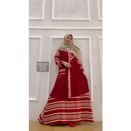 Gamis Syakila / Gamis katun Inayah / Gamis viral 2022