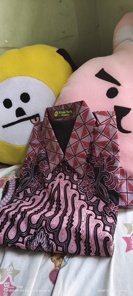 Batik Setyaning Ati Full Furing Katun Halus Sragenan Size M-xxl Asli Solo L