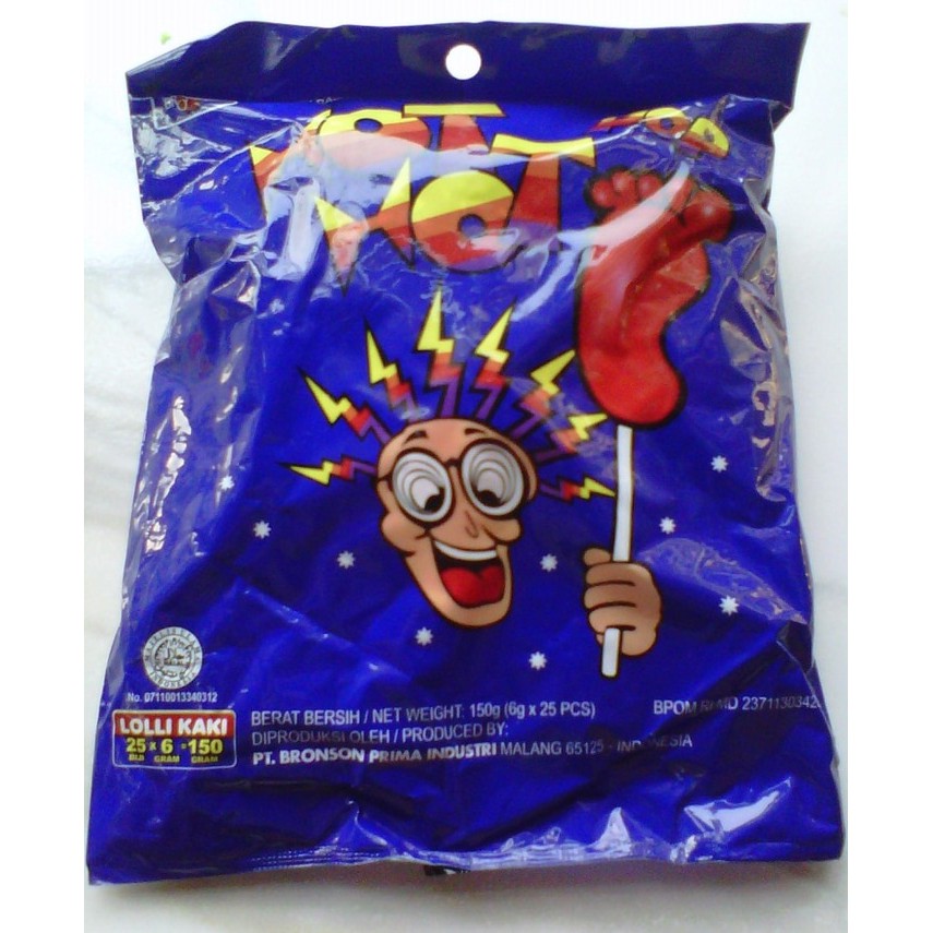 

Permen Kaki (Permen Gagang) Lolli Hot Hot Pop Populer