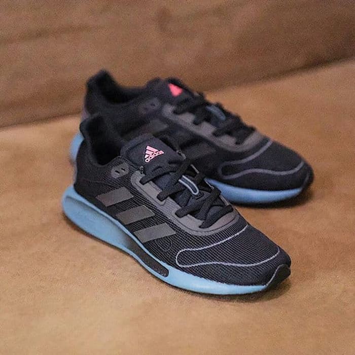 Sepatu Adidas Galaxar Run M Blackblack Original Made In Indonesia