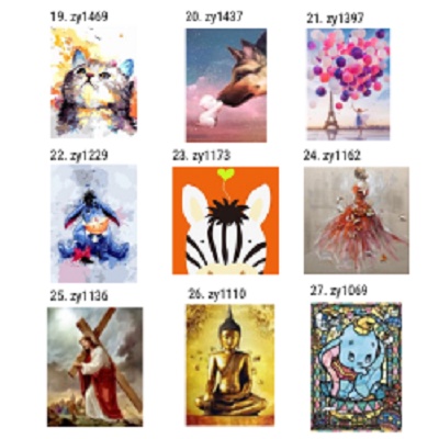 51-53 DIY KIT diamond painting ukuran 30x40cm