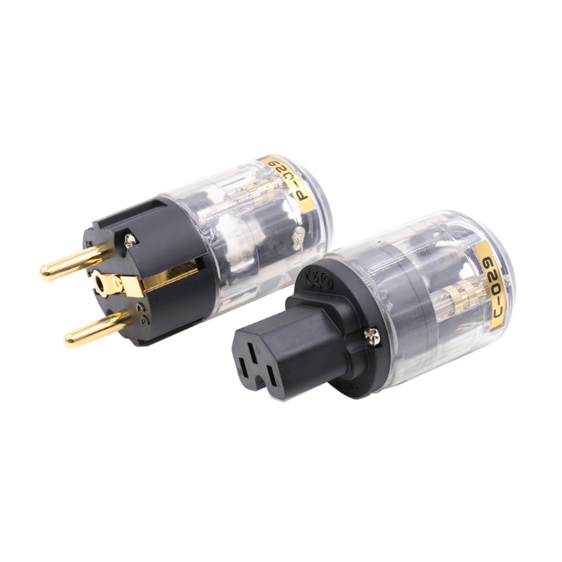 Btsg 1Set P-029 Dan C-029 EU Power Plug Connector Untuk Kabel Kabel Kabel Listrik IEC