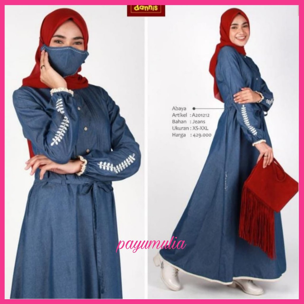 Gamis Dannis Abaya dewasa Terbaru A 201212