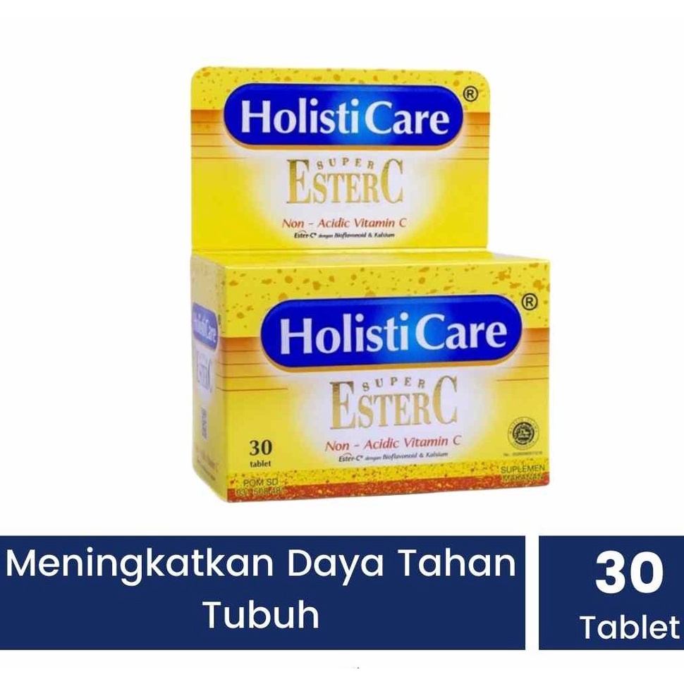 Holisticare ESTER C 30 Kapsul Multivitamin Dan Mineral ORIGINAL-BPOM