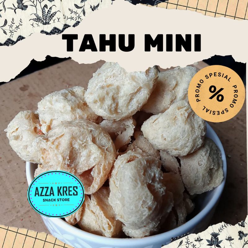

Kerupuk Tahu Mini Snack Kekinian - Azzakres