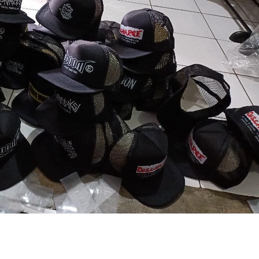 Topi trucker band punk / topi jaring band punk