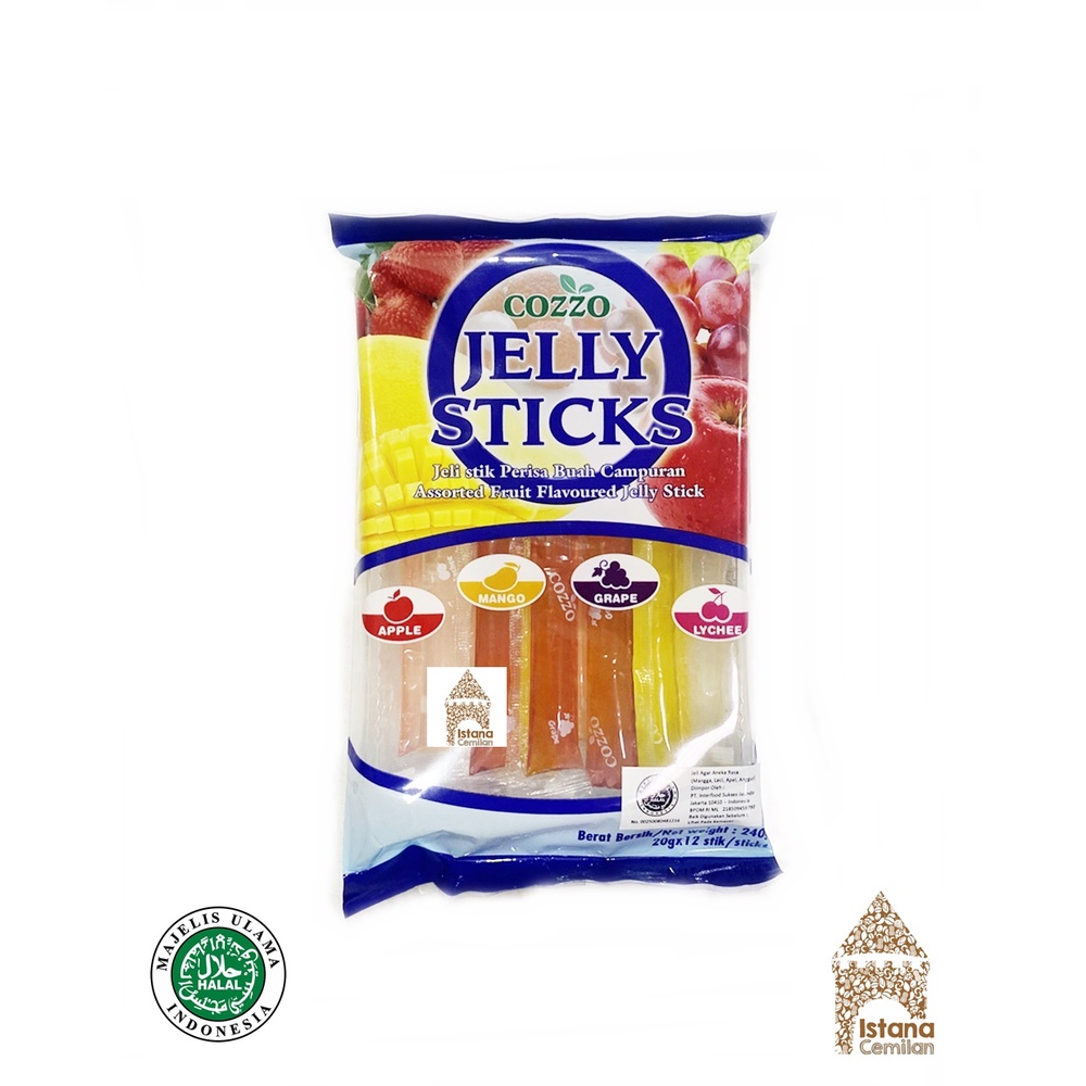 Cozzo Jelly Sticks Agar Agar / Jeli (isi 12 pcs)