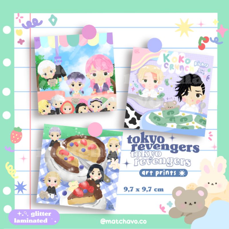

꒰ ⊹tokyo revengers art prints - matchavo.co
