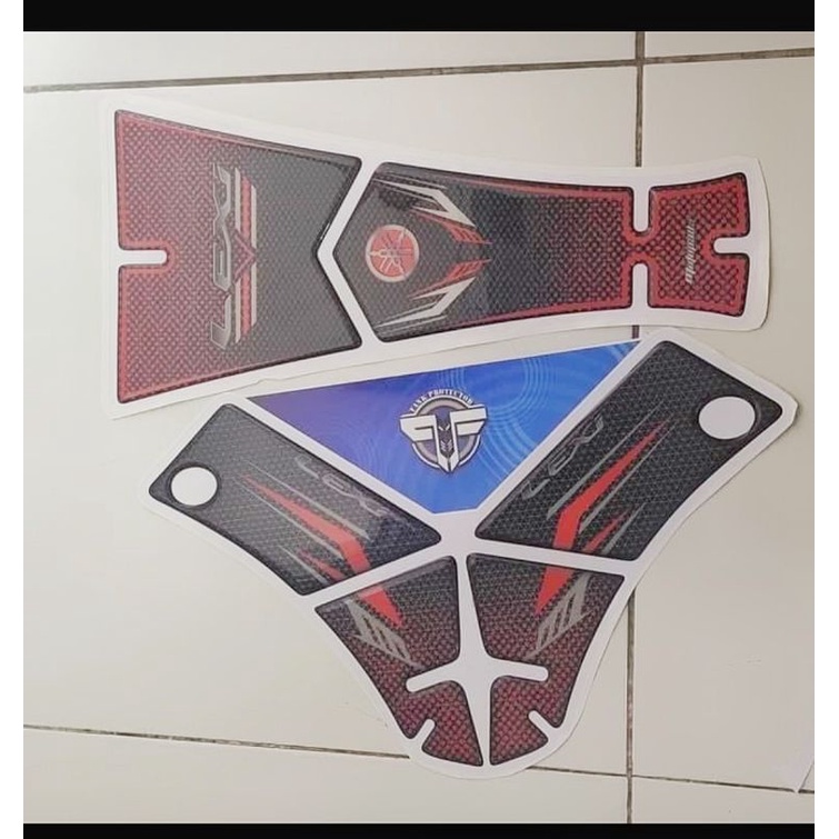 Sticker Stiker Timbul Resin Deck Pad Tankpad Yamaha Lexi 125